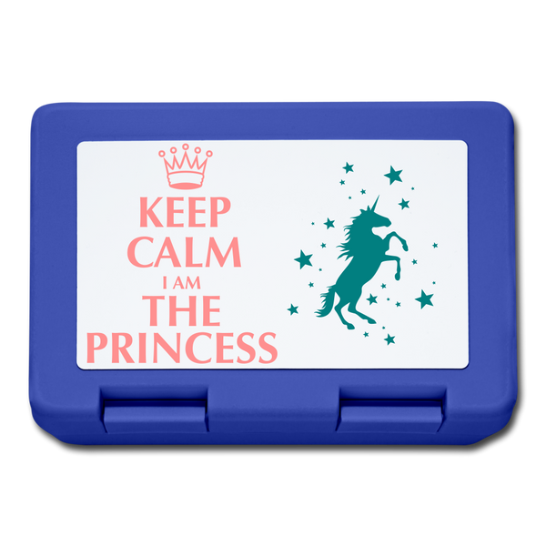 Lunchbox Prinzessin - Royalblau