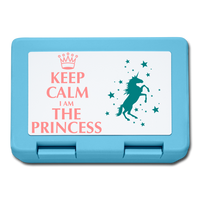Lunchbox Prinzessin - Saphirblau