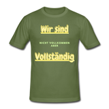 Männer Shirt Vollständig - military green