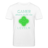 Gamer Shirt 1.0 grün - white