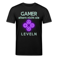Gamer Shirt 1.0 violett - Schwarz