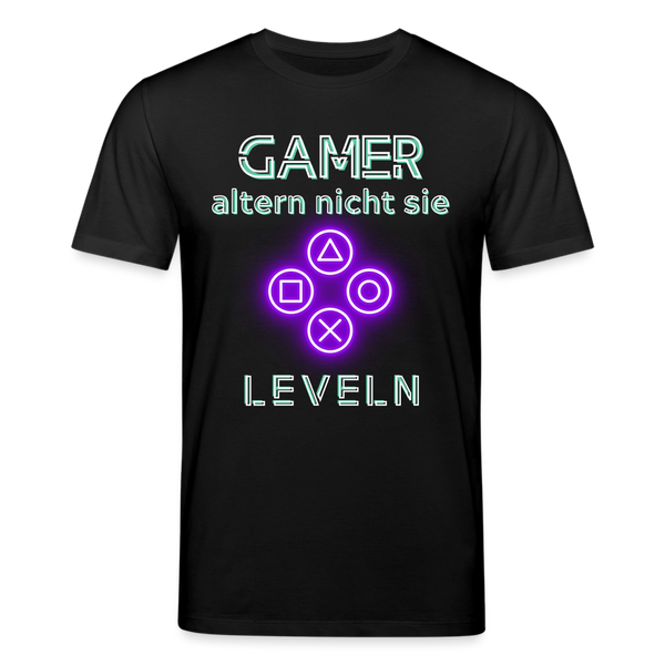 Gamer Shirt 1.0 violett - Schwarz