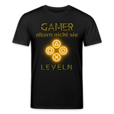 Gamer Shirt 1.0 geld/schwarz - Schwarz
