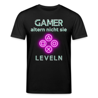 Gamer Shirt 1.0 pink - Schwarz
