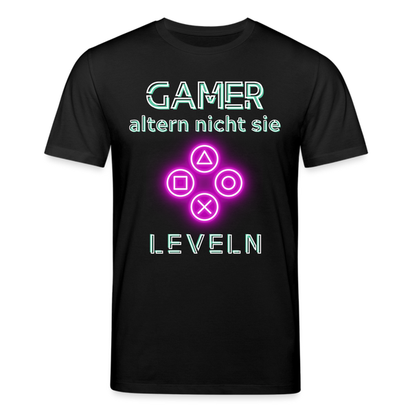 Gamer Shirt 1.0 pink - Schwarz