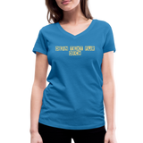 Frauen Bio-T-Shirt - Pfauenblau