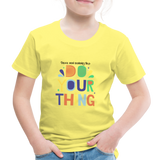 Kids T-Shirt - Gelb